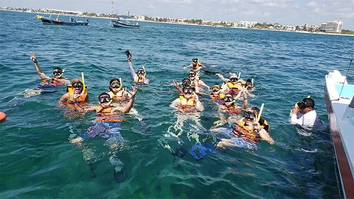 Tour de Snorkel en el arrecife, Cuatrimotos y Cenotes